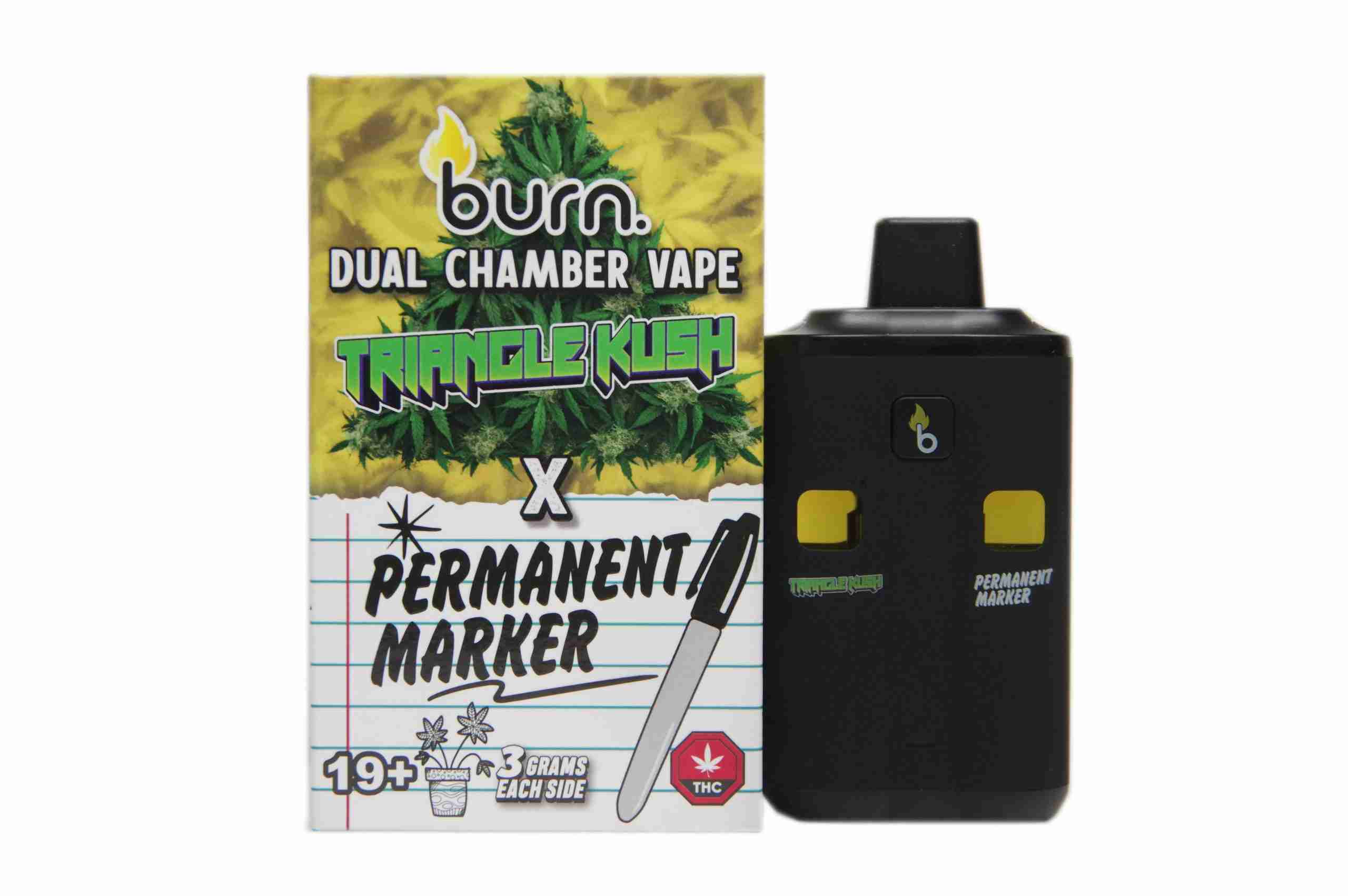 Buy 6 Gram Dual-Chamber BURN Disposable Vape Online | Canada Bliss Herbals